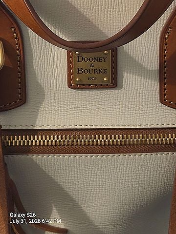 Dooney & Bourke Leather Satchel (view 2)