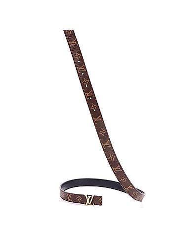 Louis Vuitton LV Iconic Reversible Belt Monogram Canvas and Leather Thin (view 2)