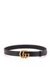 Gucci 100% Leather Black GG Marmont Belt Leather Medium One size - photo 2
