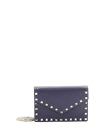 Valentino Garavani Rockstud Envelope Chain Crossbody Bag Leather Small (view 1)