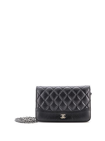 Chanel Gabrielle Wallet on Chain Quilted Aged Calfskin (view 1)