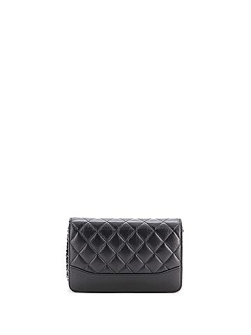 Chanel Gabrielle Wallet on Chain Quilted Aged Calfskin (view 2)