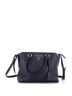 Prada 100% Leather Blue Convertible Zip Tote Vitello Phenix Medium One size - photo 1