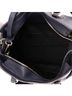 Prada 100% Leather Blue Convertible Zip Tote Vitello Phenix Medium One size - photo 5