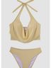 Amazon Essentials Solid Yellow Two Piece Swimsuit Size XL - photo 4