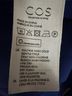 Cos 100% Polyester Solid Blue Blouse Size 8 - photo 6