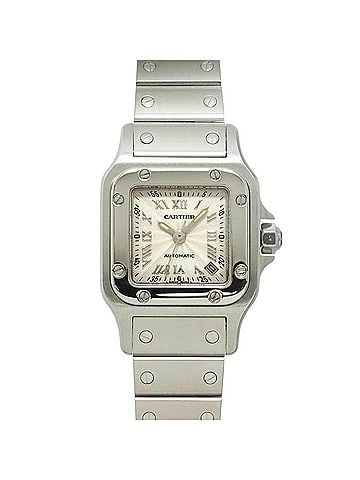 Cartier Cartier Santos Galbee SM W20044D6 Ladies' Watch, Date, Silver, Automatic Movement (view 1)