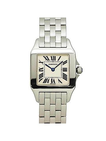 Cartier Cartier Santos Demoiselle LM W25065Z5 Boys' Watch, Ivory, Quartz Watch (view 1)