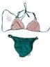 PQ 100% Polyamide Green Two Piece Swimsuit Size M - photo 2