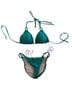 PQ 100% Polyamide Green Two Piece Swimsuit Size M - photo 1
