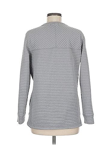 L.L.Bean Airlight crew neck pullover Long Sleeve Blouse (view 2)