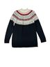 J.Jill Fair Isle Black Red White Gray Pullover Sweater Size M (tall) - photo 2