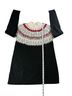 J.Jill Fair Isle Black Red White Gray Pullover Sweater Size M (tall) - photo 6