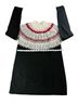 J.Jill Fair Isle Black Red White Gray Pullover Sweater Size M (tall) - photo 7