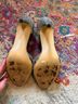 Nina Silver Gray Heels Size 8 1/2 - photo 4