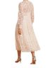 Needle & Thread Floral Pink Ivory Tan Cocktail Dress Size 14 - photo 2