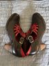 L'Artiste 100% Leather Black Red Heels Size EU 37 - photo 8