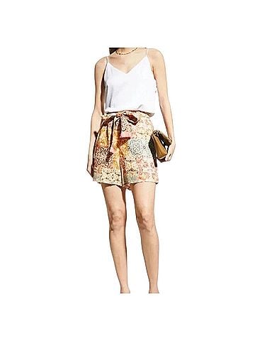 Johnny Was Johnny Was Astoria Paisley Patchwork Dressy Shorts (view 1)