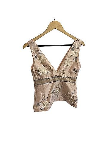 Tibi Sleeveless Silk Top (view 2)