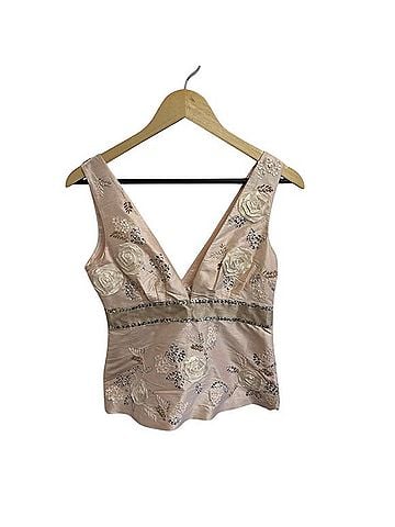 Tibi Sleeveless Silk Top (view 1)