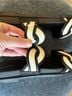 Universal Thread Solid Black Ivory Sandals Size 8 1/2 - photo 8