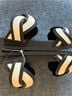 Universal Thread Solid Black Ivory Sandals Size 8 1/2 - photo 5