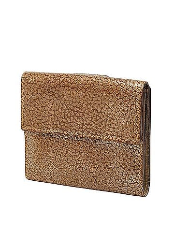 Fendi Fendi Bi-fold Wallet, Gold Leather, Women's FENDI (view 2)
