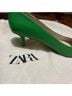 Zara Green Heels Size 9 1/2 - photo 3
