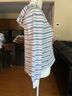 Billabong Stripes White Blue Pullover Hoodie Size S - photo 4