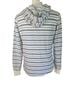 Billabong Stripes White Blue Pullover Hoodie Size S - photo 2