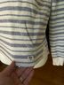 Billabong Stripes White Blue Pullover Hoodie Size S - photo 5