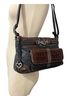 Brighton 100% Leather Black Brown Leather Shoulder Bag One size - photo 5