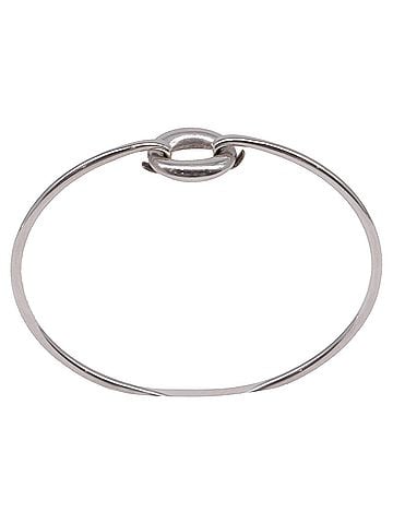 Tiffany & Co. Tiffany &amp; Co Sevillana 'O' Bangle Bracelet in Silver Metal (view 1)