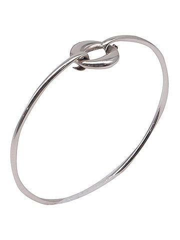 Tiffany & Co. Tiffany &amp; Co Sevillana 'O' Bangle Bracelet in Silver Metal (view 2)