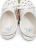 Crocs 100% Synthetic Graphic White Blue Mule/Clog Size 10 - photo 3