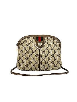 Gucci GUCCI Sherry Line GG Pattern Logo Leather Shoulder Bag/Sacoche/Pouch - Brown, Green, Red 29447 (view 1)