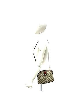 Gucci GUCCI Sherry Line GG Pattern Logo Leather Shoulder Bag/Sacoche/Pouch - Brown, Green, Red 29447 (view 2)