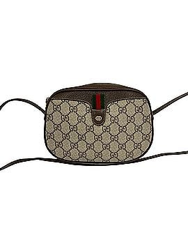 Gucci GUCCI Sherry Line GG Logo Hardware Leather Brown Shoulder Bag 54999 (view 1)