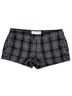Aeropostale Plaid Multi Color Denim Shorts Size 7 - photo 1