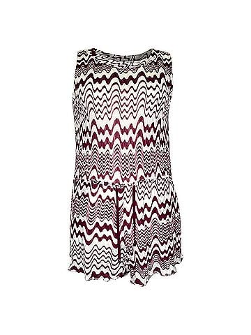 Missoni Missoni Patterned Sleeveless Romper in Pink Viscose (view 1)