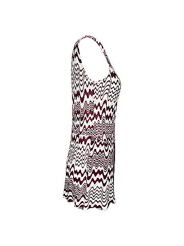 Missoni Missoni Patterned Sleeveless Romper in Pink Viscose (view 2)