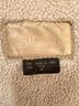 Guess 100% Suede Tan Ivory Coat Size M - photo 4