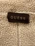 Guess 100% Suede Tan Ivory Coat Size M - photo 3