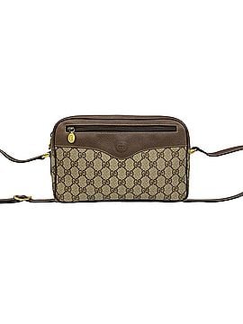Gucci GUCCI Vintage GG Logo Leather Shoulder Bag/Pouch (Brown) - 23970 (view 1)