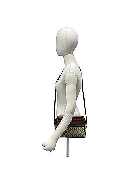 Gucci GUCCI Vintage Sherry Line GG Logo Leather Shoulder Bag/Sacoche (Brown) 511-1 (view 2)