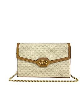 Gucci GUCCI Vintage Micro GG Pattern Logo Leather Shoulder Bag (Beige/Brown) 72506 (view 1)