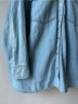 Universal Thread 100% Cotton Solid Blue Long Sleeve Button-Down Shirt Size XXL - photo 5