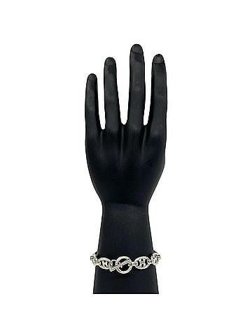 Hermès HERMES Vintage H Logo Bracelet, Sterling Silver 925, Accessory, Item No. 29922 (view 2)