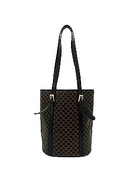Céline CELINE Vintage Macadam Blazon Triomphe Pattern Leather Semi-Shoulder Bag Tote Brown 57748 (view 1)