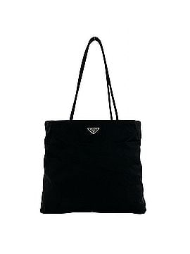 Prada PRADA Prada Triangle Logo Plate Hardware Tessuto Nylon Tote Bag Handbag Business Black 74734 (view 1)